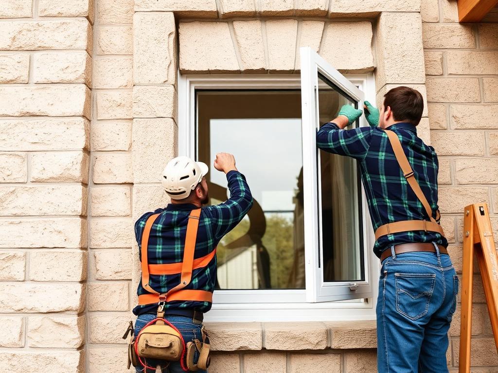 Fensterbau-Projekt als Beispiel für eine klar beschriebene Leistung auf der Website