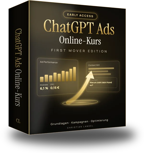 Kursbox „ChatGPT Ads Online-Kurs“ von Christian Langel
